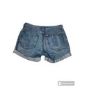 Rag and Bone  Distressed High Waist Denim Medium Wash Trestles Shorts 23 Photo 1