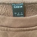 SheIn Brown Crewneck Photo 2