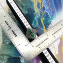 Sterling Silver Vintage Style Genuine Malachite Ring - Sz 6 Photo 10