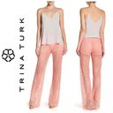 Trina Turk New  Andria sheer crochet pant. Photo 1