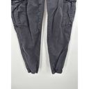 American Eagle  Gray Cargo Jogger Pants Elastic Waist Womens Size 0 Photo 2