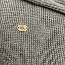 Ralph Lauren Lauren  Gray Hooded Knit Pullover 100% Cotton Sweater Size Medium Photo 7