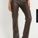 Motel Rocks Brown Leather Pants Photo 1