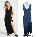 n:philanthropy  Black Sleeveless Bessie Slit Draped Maxi Dress Size Small Photo 1