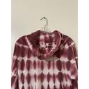 Pilcro  Tie Dye Cowl Neck Boho Sweater Womens XS Pink Waffle Knit Thermal Photo 2