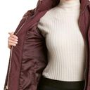 Cole Haan  Women's Box- Quilt Down Puffer Coat in Merlot Sz Large $275 Photo 3