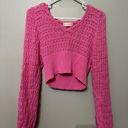 Altar'd State Pink Knit Sweater Photo 1