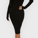 Naked Wardrobe Long Sleeve Midi Dress Photo 0