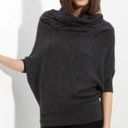 Vince  Dark Gray Wool Alpaca Blend Cowl Neck Batwing Sweater M Photo 0