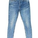 RE/DONE  High Rise Tapered Medium Wash Jeans Photo 0