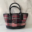 Tommy Hilfiger Mini Wool Plaid Monogram  Purse- Vintage Photo 0