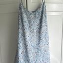 Blue Paisley Dress Size L Photo 0