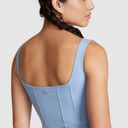 PINK - Victoria's Secret Light Blue Corset Top Photo 2