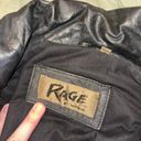 Rage Leather Jacket Black Size M Photo 1