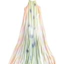 Young Fabulous and Broke 🫦 ✨ Sheer Italian Silk Pastel Maxi Dress With Inner Satin Slip Photo 2