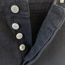 J. Galt  Brandy Melville Black‎ Button Down Denim Mini Skirt Photo 2