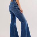 Lee  Women's Blue High-rise Flare Jeans At Free People In Moutain Hike, Size: 25 Photo 0