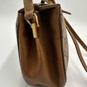 Gucci  Brown/Beige GG Supreme Canvas and Leather Vintage Web Shoulder Bag Photo 10