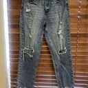 Cello  - High Rise straight The Mandy Jean distressed cut-off jeans, sz 28 Photo 0