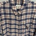 Treasure & Bond Plaid Flannel Button Down Shirt--Blu/Rd Rayon/Acr L/S 3XL Women’s Photo 3