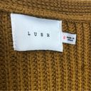 Lush Clothing Lush Dolman Sleeve Cardi Long Sleeve Open Cardigan Sweater Camel Brown Small Photo 7