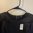 EXPRESS Black Silk Top NWT Photo 2