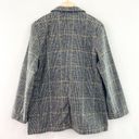 American Eagle NEW  Wool Blend Plaid Blazer Jacket sz Large Oversized Academia Photo 1