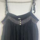 Free People  Intimately Rule The World Romper Black Flowy  Size XL NWOT Photo 2