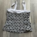 MiracleSuit  Tankini Top Black & White Circles size L/XL Photo 1