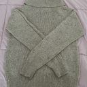 Vintage Robinson’s oatmeal silk wool blend cowl neck cable knit sweater, size S Photo 4