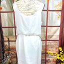 Romeo + Juliet Couture  Beaded Dress - White/Orange/Yellow - size L Photo 8