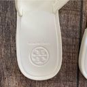 Tory Burch  | Mini Miller Jelly Sandal Ivory Cream/Pastel Yellow with Gold Emblem Photo 7