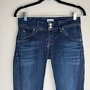 Hudson Jeans  Sz 26 Straight Leg Dark Wash Signature Flap Pockets Photo 2