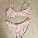 Triangl Pink Zebra Bikini Set Photo 0