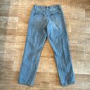 BP light blue denim mom jeans with distressed holes Photo 1