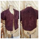 Anne Klein Ann Taylor Fuzzy Jacket Short Sleeves NWT Photo 1