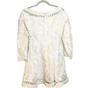 Zimmermann  Winsome Cinch Vine Lace Mini Dress White Size Small NEW Photo 2