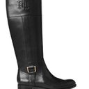 Ralph Lauren Lauren by  Womens Bernadine Leather Round Toe Knee, Black Size 7.5 Photo 0