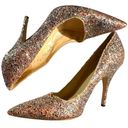 Kate Spade  NEW YORK Rainbow Licorice Too Glitter Formal Sparkly High Heels Multi Photo 6