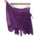 Danskin New York Ballet x  NWT Ballet Dance acro handkerchief purple lace skirt Photo 1