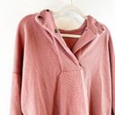 Vuori  Bayview Thermal Waffle Hoodie Pullover Sweatshirt Rosewood Pink XS Photo 7