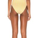 ONIA  x WeWoreWhat NWT Riviera Cabana Striped Bottoms in 827 Citrus- Small Photo 1