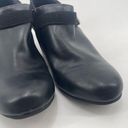 American Eagle  Womens Ankle Boots 2.5" Block Heels Zipper Buckle Suede Black 9M Photo 7