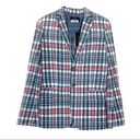 Polo Ralph Lauren Madras Plaid Women’s Blazer Photo 4