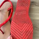 Everlane  9 Red Strappy Sandals Photo 4