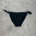 Xhilaration Black Tie Bikini Bottoms Photo 1