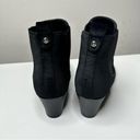 Guess  Black Velvet Chelsea Booties Size 7.5 Boots Party Ankle Booties Block Heel Photo 8