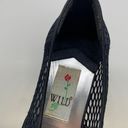 Wild Rose Womens Vintage Black Heel Shoes Size 8.5 Fishnet Photo 2