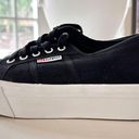 Superga  2790 Black Platform Sneakers Photo 2