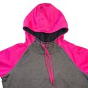 Danskin Now Womens Hoodie Pullover Hooded Sweatshirt Dri More Gray Pink Medium Photo 1